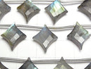 [Video]Labradorite AA++ Diamond Shape 16x13mm 1strand (6pcs)