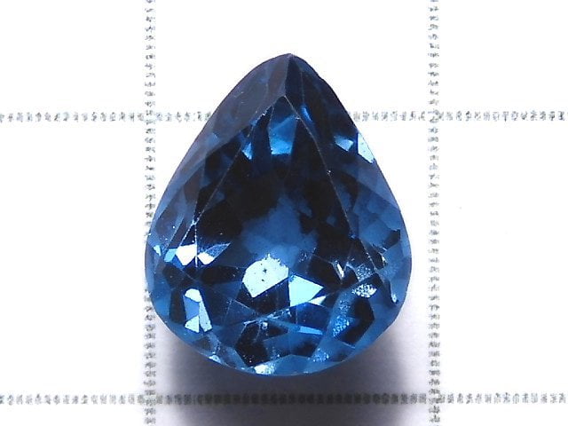 [Video][One of a kind] High Quality London Blue Topaz AAA Loose stone Faceted 1pc NO.22