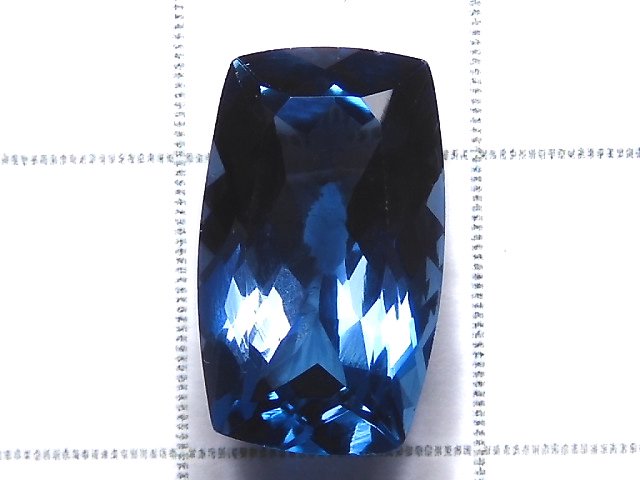 [Video][One of a kind] High Quality London Blue Topaz AAA Loose stone Faceted 1pc NO.23