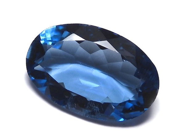 [Video][One of a kind] High Quality London Blue Topaz AAA Loose stone Faceted 1pc NO.24