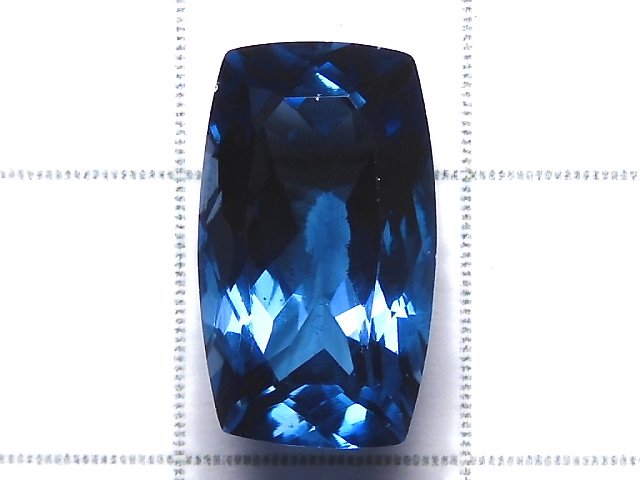 [Video][One of a kind] High Quality London Blue Topaz AAA Loose stone Faceted 1pc NO.33