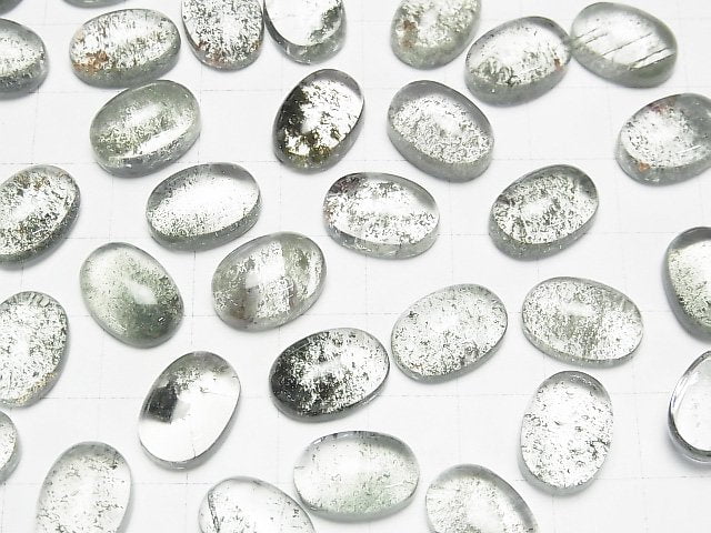 [Video] Garden Quartz AAA Oval Cabochon 14x10mm 2pcs