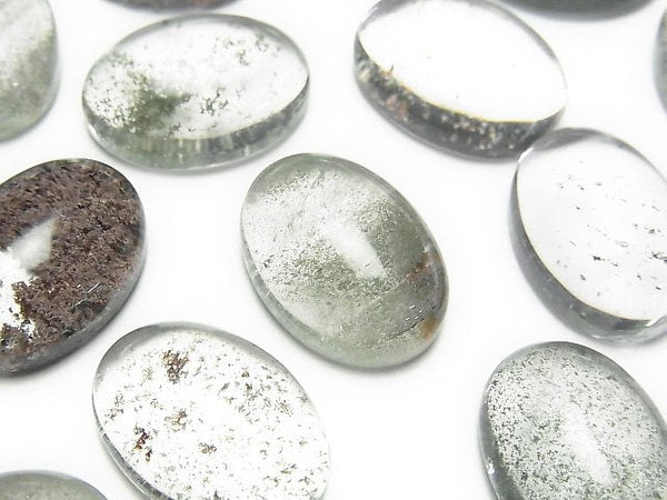 [Video] Garden Quartz AAA- Oval Cabochon 18x13mm 2pcs