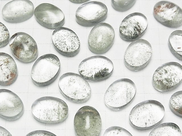 [Video] Garden Quartz AAA Oval Cabochon 19x14mm 2pcs