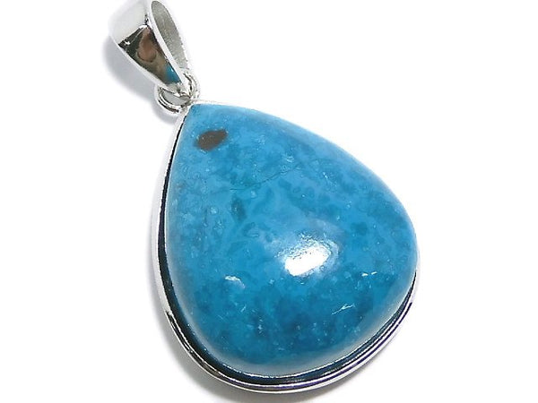 [Video][One of a kind] Chrysocolla AAA Pendant Silver925 NO.41