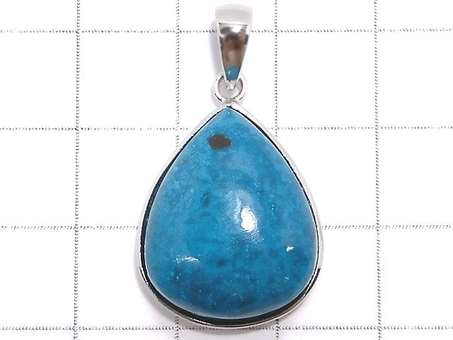 [Video][One of a kind] Chrysocolla AAA Pendant Silver925 NO.41