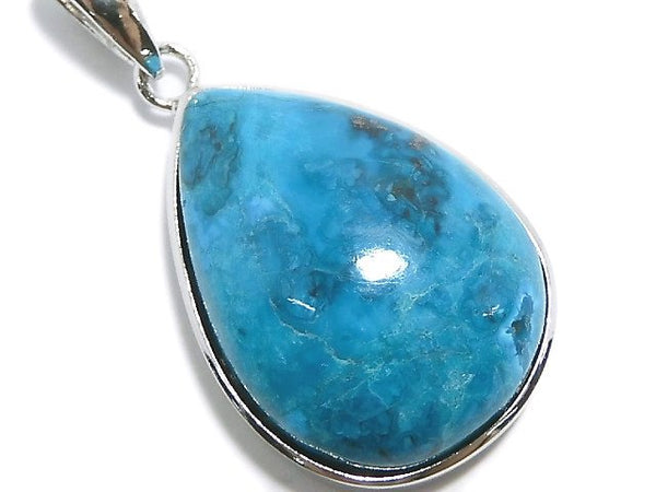 [Video][One of a kind] Chrysocolla AAA Pendant Silver925 NO.45