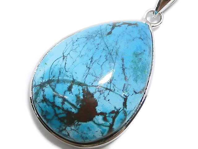 [Video][One of a kind] Chrysocolla AAA Pendant Silver925 NO.57