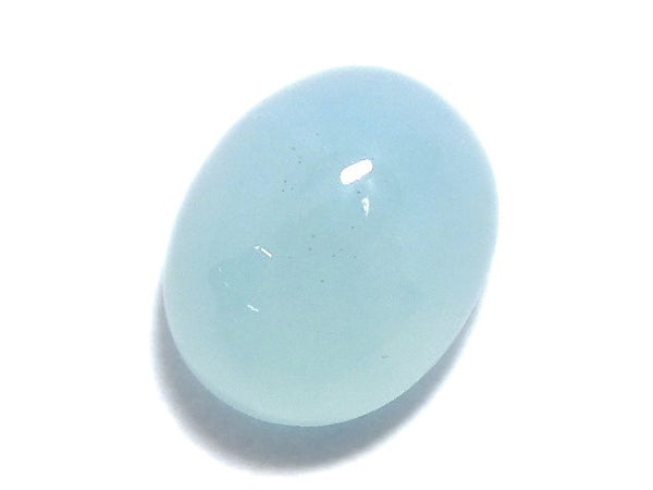 [Video][One of a kind] Blue Smithsonite Cabochon 1pc NO.44