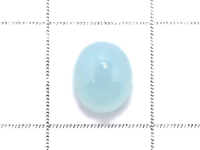 [Video][One of a kind] Blue Smithsonite Cabochon 1pc NO.44