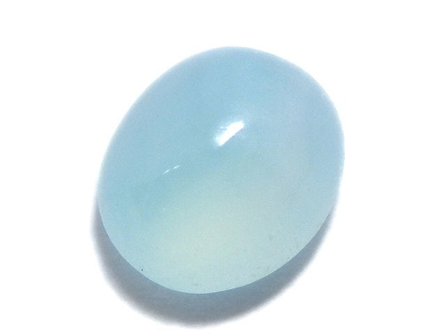 [Video][One of a kind] Blue Smithsonite Cabochon 1pc NO.45