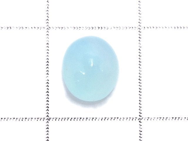 [Video][One of a kind] Blue Smithsonite Cabochon 1pc NO.45