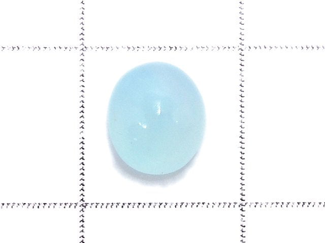 [Video][One of a kind] Blue Smithsonite Cabochon 1pc NO.45