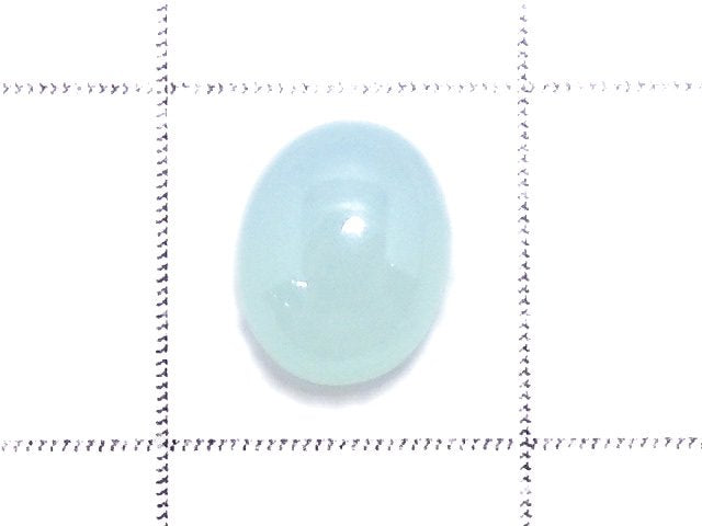 [Video][One of a kind] Blue Smithsonite Cabochon 1pc NO.46