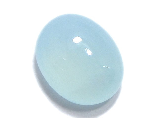 [Video][One of a kind] Blue Smithsonite Cabochon 1pc NO.47