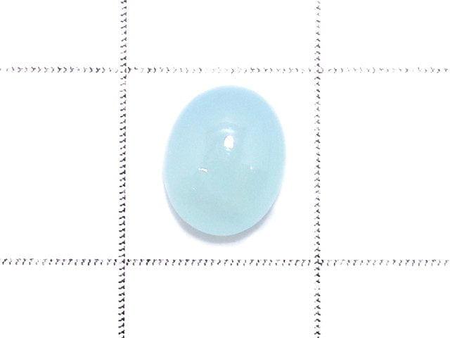 [Video][One of a kind] Blue Smithsonite Cabochon 1pc NO.47