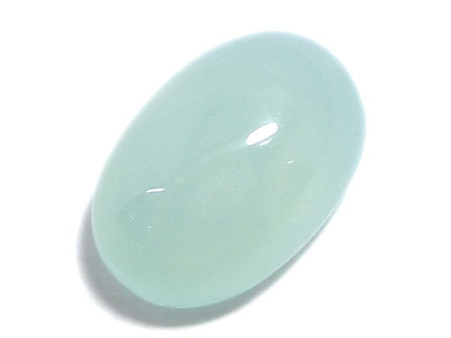 [Video][One of a kind] Blue Smithsonite Cabochon 1pc NO.48