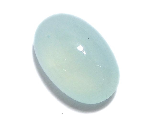 [Video][One of a kind] Blue Smithsonite Cabochon 1pc NO.49