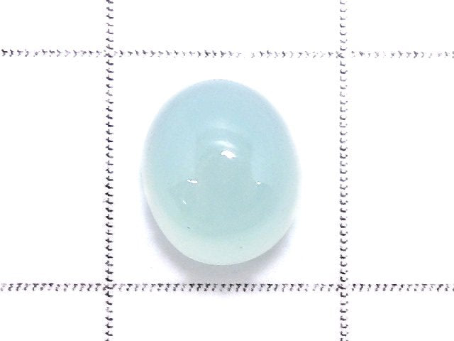 [Video][One of a kind] Blue Smithsonite Cabochon 1pc NO.50