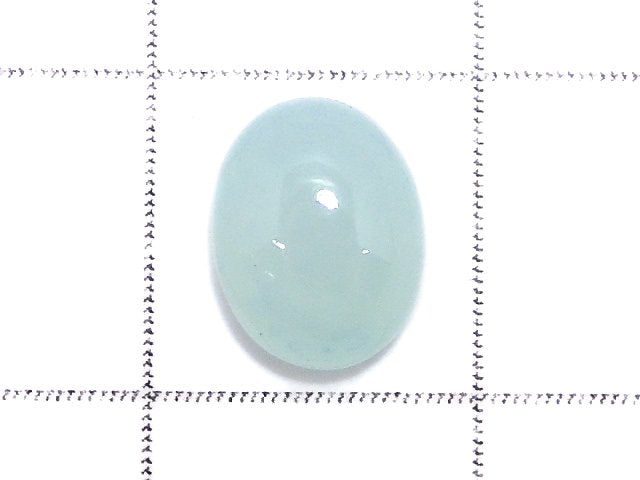 [Video][One of a kind] Blue Smithsonite Cabochon 1pc NO.52