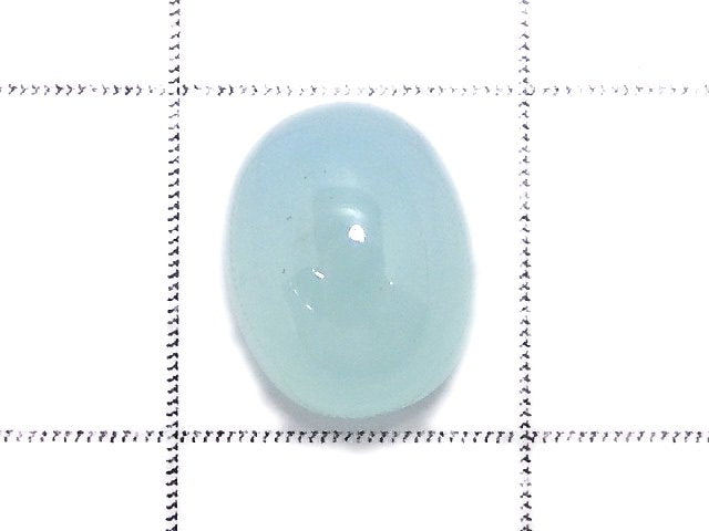 [Video][One of a kind] Blue Smithsonite Cabochon 1pc NO.53