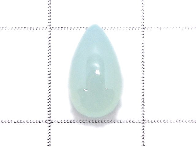 [Video][One of a kind] Blue Smithsonite Cabochon 1pc NO.55