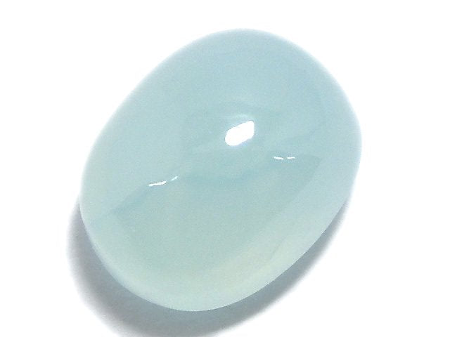 [Video][One of a kind] Blue Smithsonite Cabochon 1pc NO.56