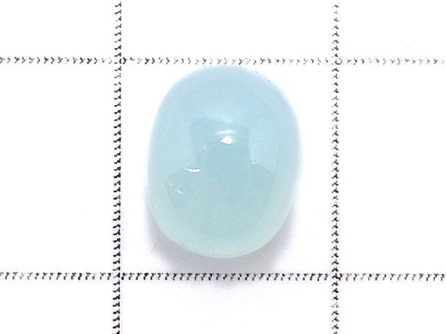 [Video][One of a kind] Blue Smithsonite Cabochon 1pc NO.56