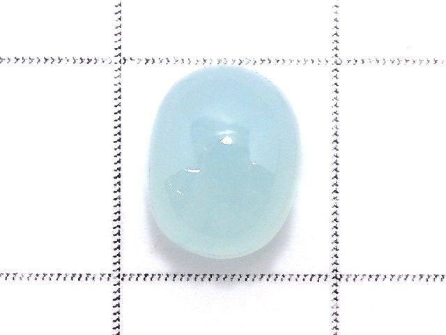 [Video][One of a kind] Blue Smithsonite Cabochon 1pc NO.56