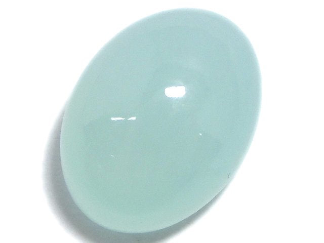 [Video][One of a kind] Blue Smithsonite Cabochon 1pc NO.57