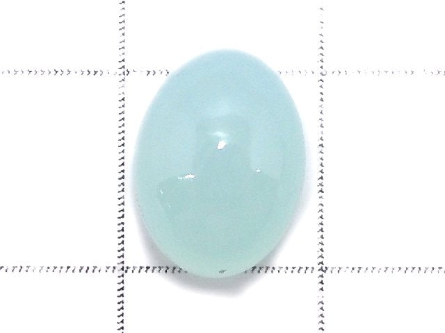 [Video][One of a kind] Blue Smithsonite Cabochon 1pc NO.57