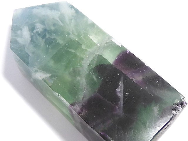 [Video][One of a kind] Angel Feather Fluorite Point (square pillar) 1pc NO.15