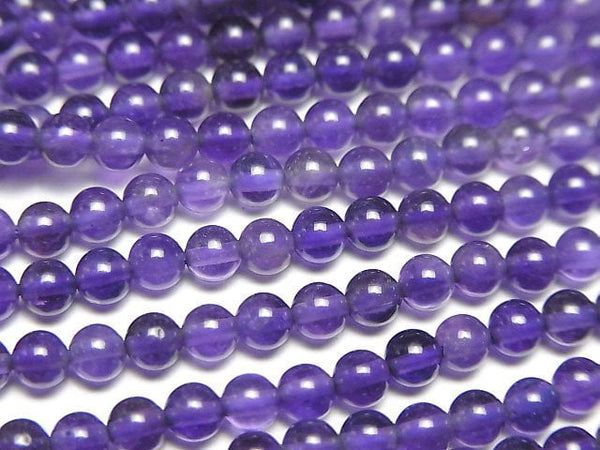 [Video]Amethyst AA++ Round 3mm 1strand beads (aprx.15inch/37cm)