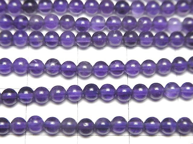 [Video]Amethyst AA++ Round 3mm 1strand beads (aprx.15inch/37cm)