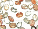 [Video]High Quality Multicolor Sunstone AAA Loose stone Oval Faceted 7x5mm 5pcs