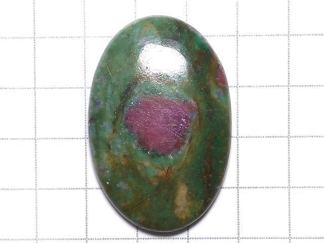 [Video][One of a kind] Ruby in Fuchsite AAA Cabochon 1pc NO.111