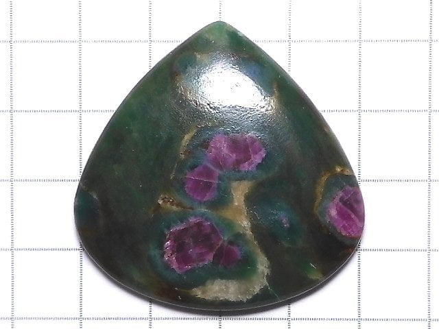 [Video][One of a kind] Ruby in Fuchsite AAA Cabochon 1pc NO.120