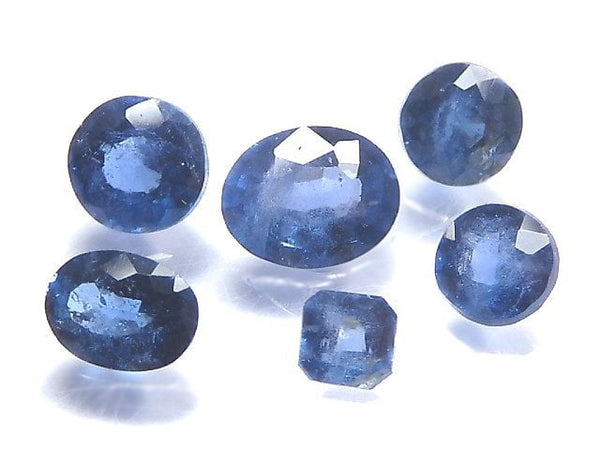 [Video][One of a kind] High Quality Gahnite Loose stone Faceted 6pcs Set NO.20