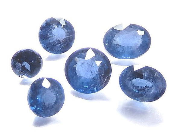 [Video][One of a kind] High Quality Gahnite Loose stone Faceted 6pcs Set NO.21