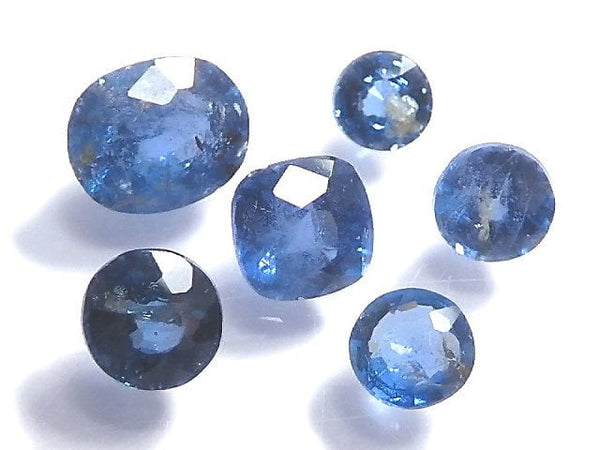 [Video][One of a kind] High Quality Gahnite Loose stone Faceted 6pcs Set NO.22