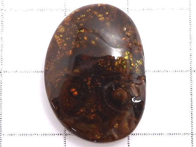 [Video][One of a kind] Fire Agate AAA- Loose stone 1pc NO.9