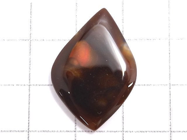 [Video][One of a kind] Fire Agate AAA- Loose stone 1pc NO.10