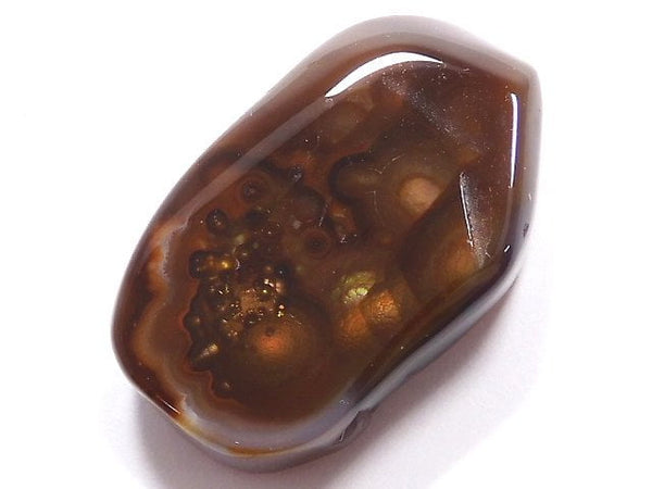 [Video][One of a kind] Fire Agate AAA- Loose stone 1pc NO.15