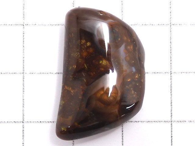 [Video][One of a kind] Fire Agate AAA- Loose stone 1pc NO.24