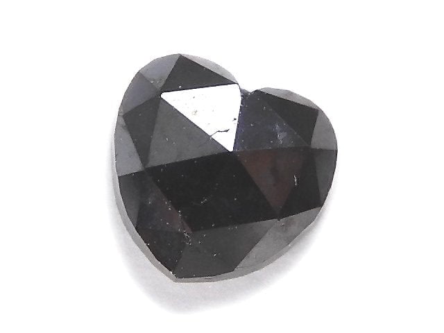 [Video][One of a kind] Black Diamond Loose stone Heart cut 1pc NO.2