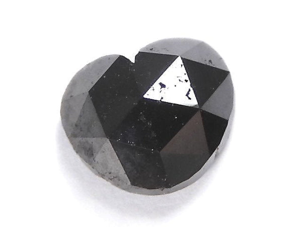 [Video][One of a kind] Black Diamond Loose stone Heart cut 1pc NO.7