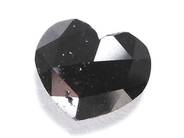 [Video][One of a kind] Black Diamond Loose stone Heart cut 1pc NO.8