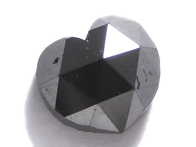 [Video][One of a kind] Black Diamond Loose stone Heart cut 1pc NO.14