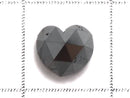 [Video][One of a kind] Black Diamond Loose stone Heart cut 1pc NO.14