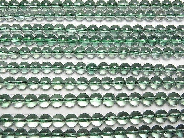 [Video] Green Quartz Round 6mm 1-strand beads (approx. 15 inches/38 cm)